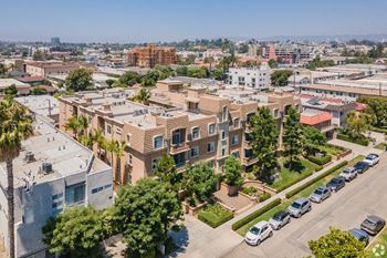 Aerial View Of The Property at 3623 Jasmine Avenue, Los Angeles, 90034